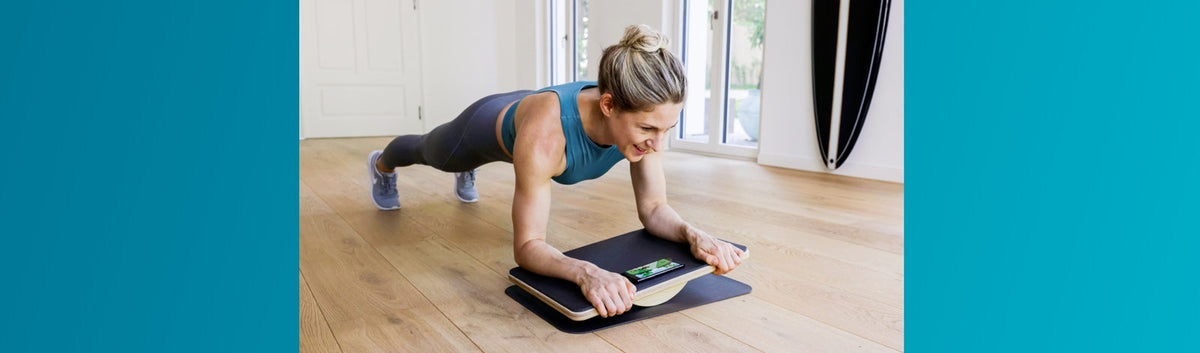 Exercise snacking with the Plankpad